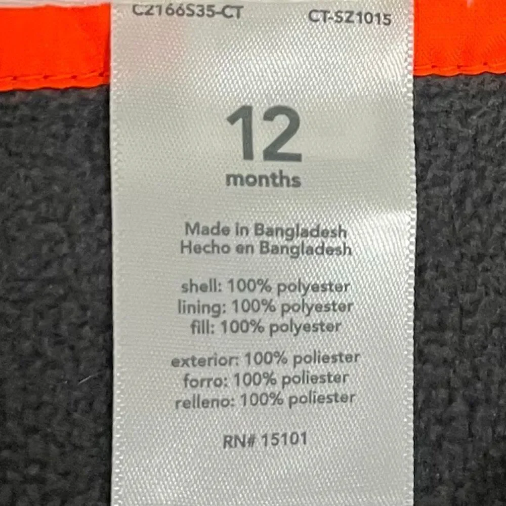 Carter’s Classic & Unique Puffer Jacket   Boys Size 12 Months
